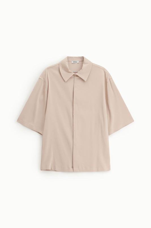 IMPERIAL FASHION OVERSIZED SHIRT WITH COVERED PLACKET