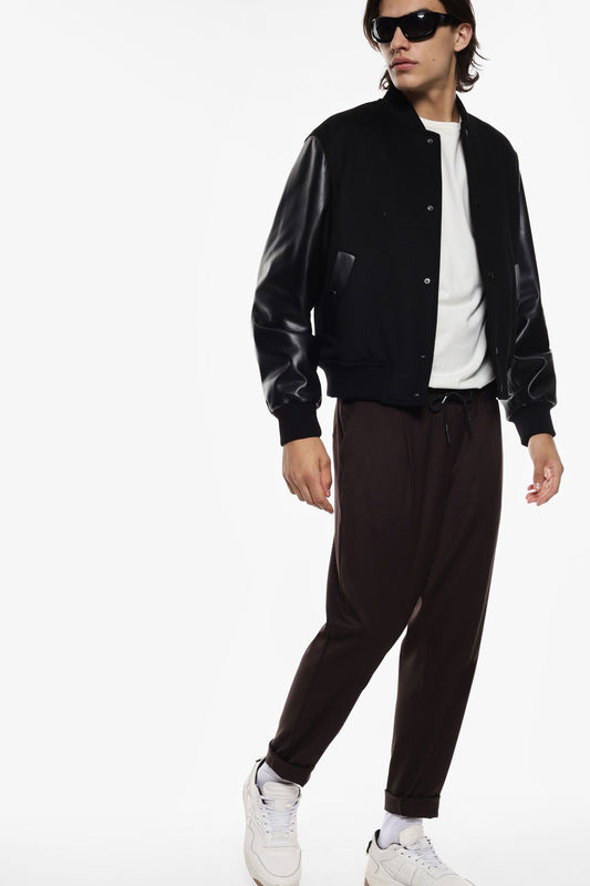 IMPERIAL FASHION OVERSIZED JOGGING TROUSERS WITH ELASTIC WAISTBAND