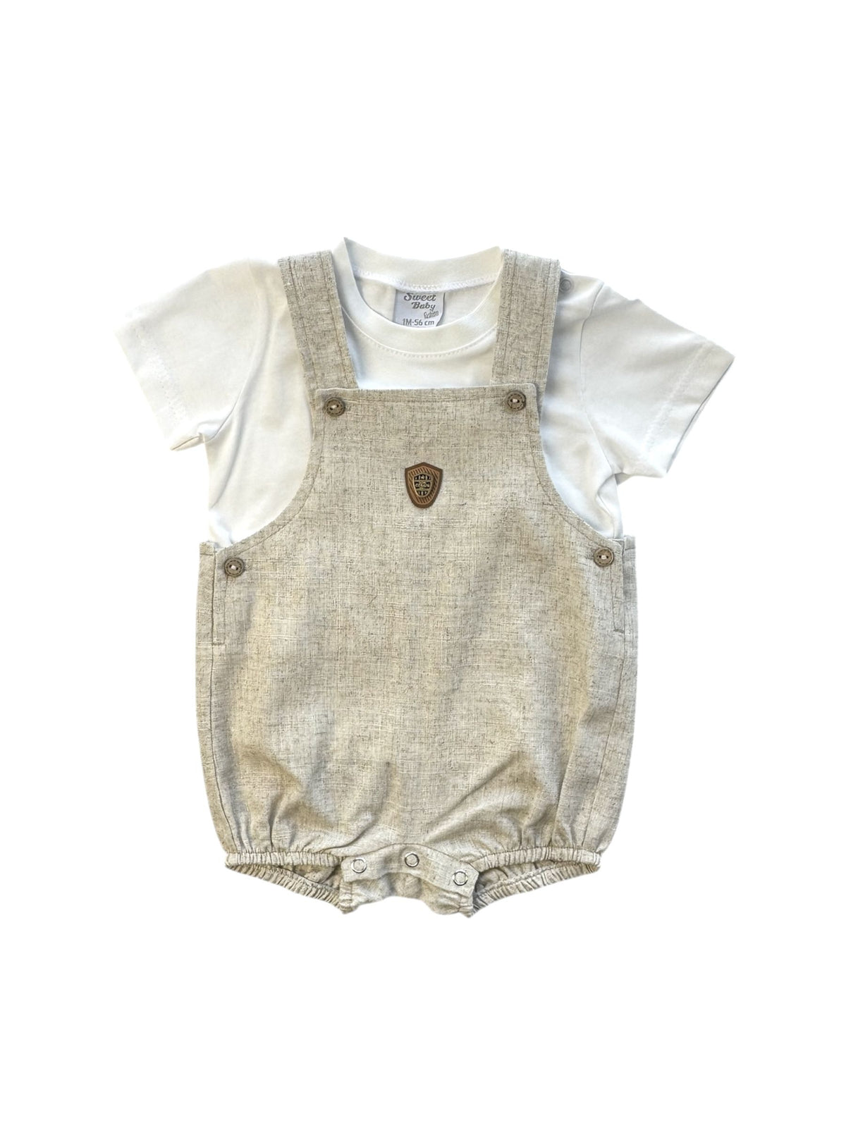SWEET BABY OVERALLS SET