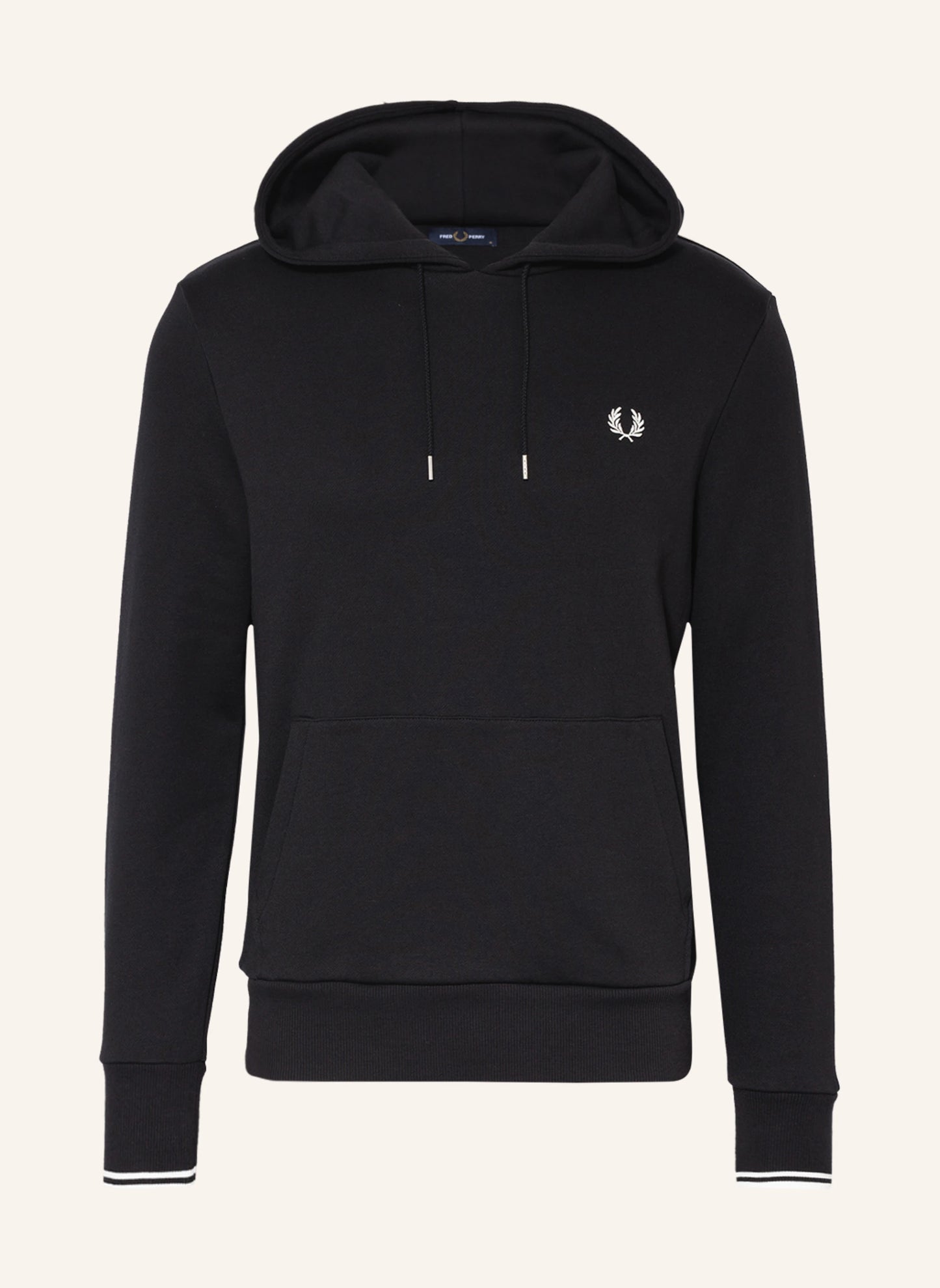 FRED PERRY TIPPED HOODED SWEATSHIRT