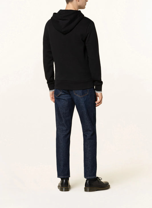 FRED PERRY TIPPED HOODED SWEATSHIRT