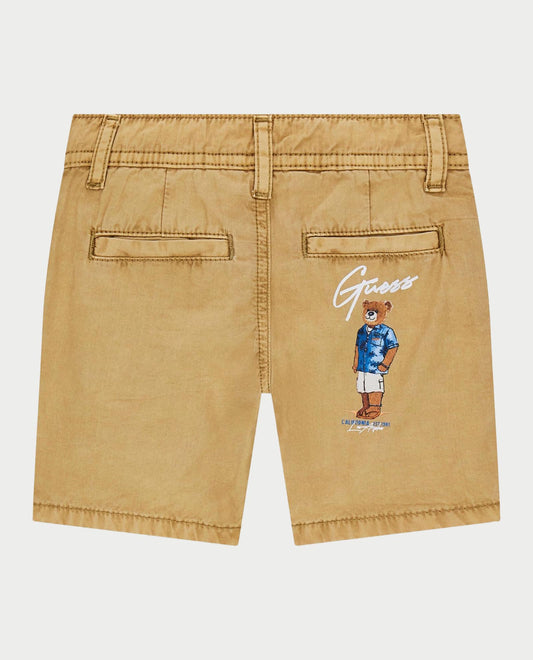 GUESS KIDS POPLIN REGULAR CHINO BERMUDA