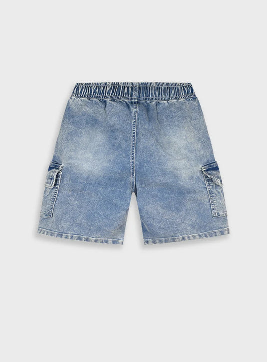 ENERGIERS DENIM CARGO BERMUDA