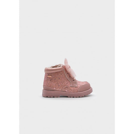 MAYORAL BABY GLITTER BIKER BOOTS