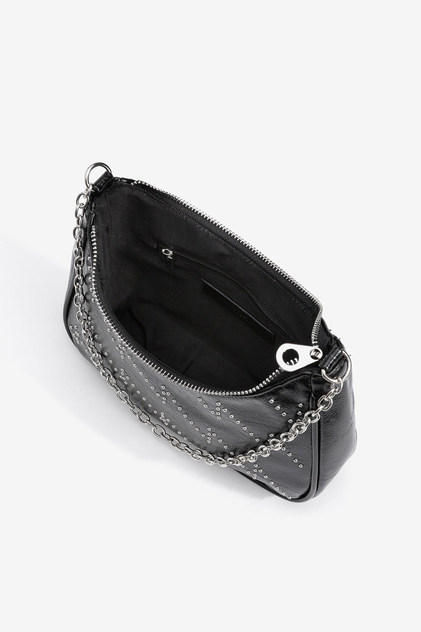 TIFFOSI PATENT EFFECT BAGUETTE BAG