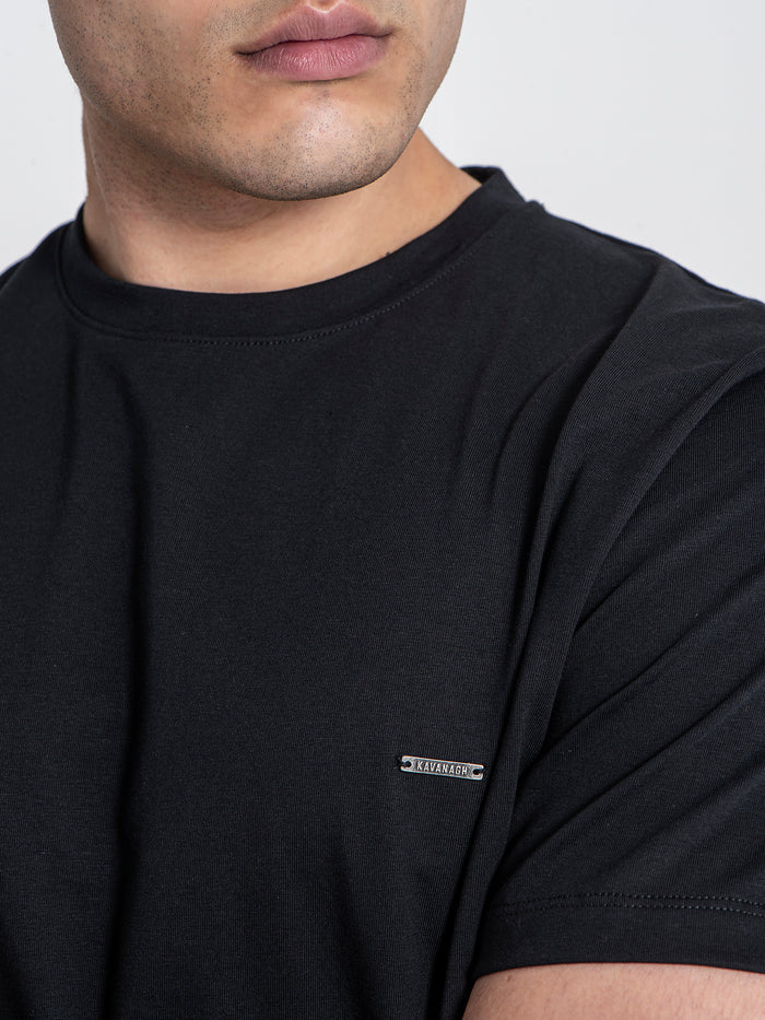 GIANNI KAVANGH BLACK MUST T SHIRT