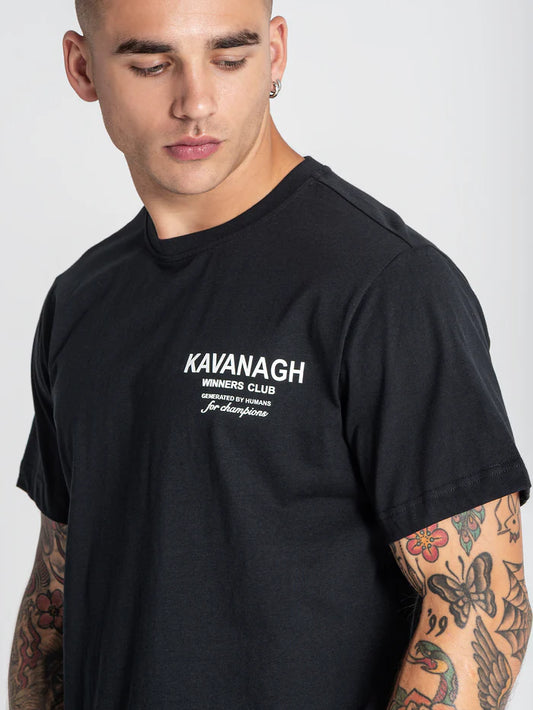 GIANNI KAVANAGH BLACK THE CLUB T SHIRT