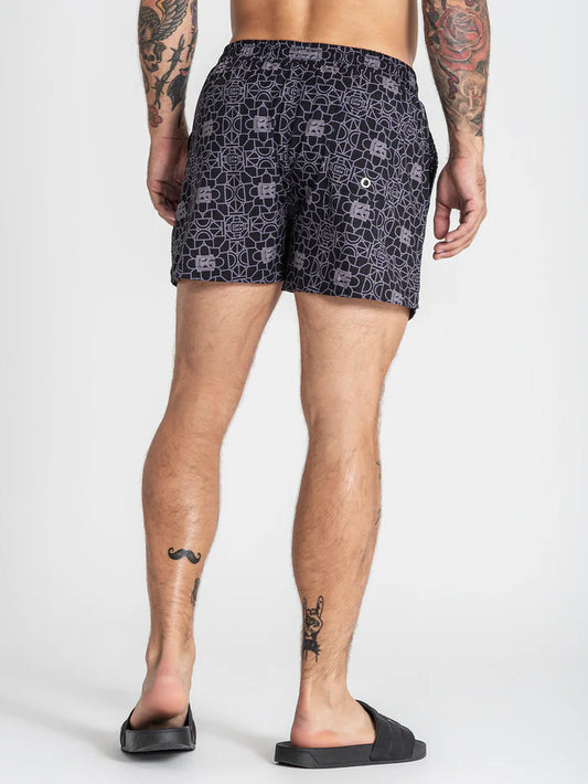 GIANNI KAVANAGH TILED SWIMSHORTS