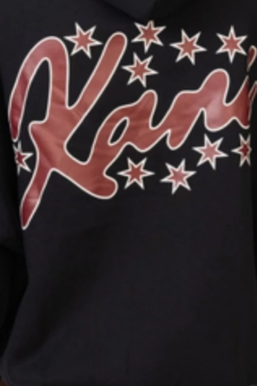 KARL KANI STAR PRIN SIGNATURE OVERSIZED HOODY