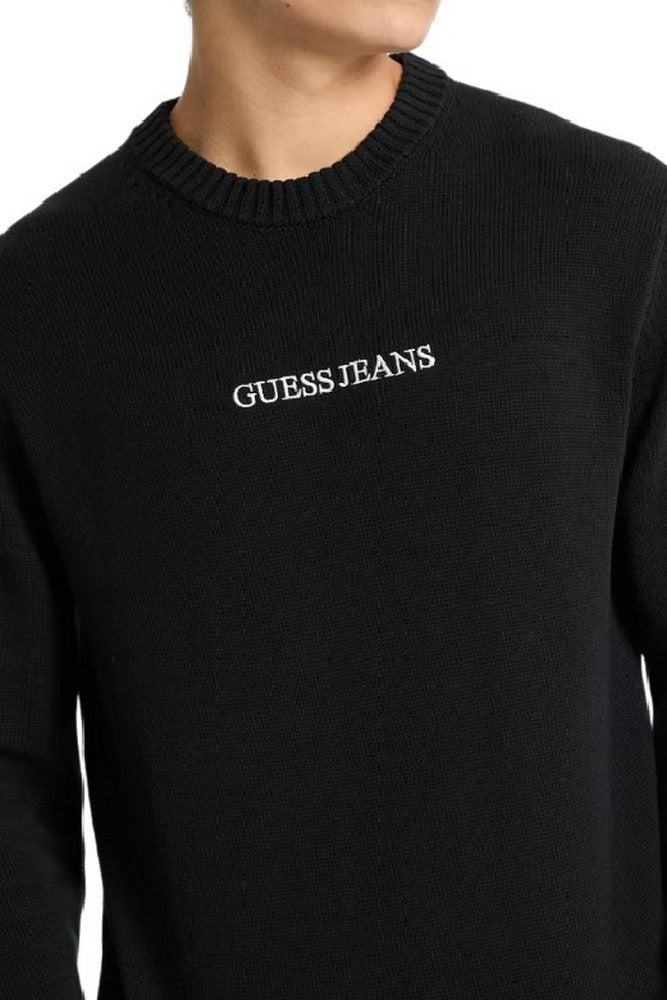 GUESS JEANS KNITTED LOGO PULLOVER