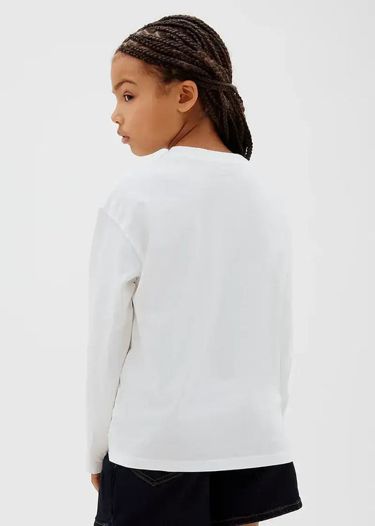 CALVIN KLEIN KIDS CHEST MONOLOGO T SHIRT