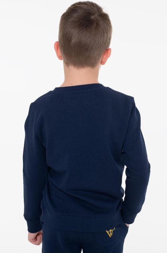 GUESS JEANS KIDS TRIANGLE LOGO FLEECE