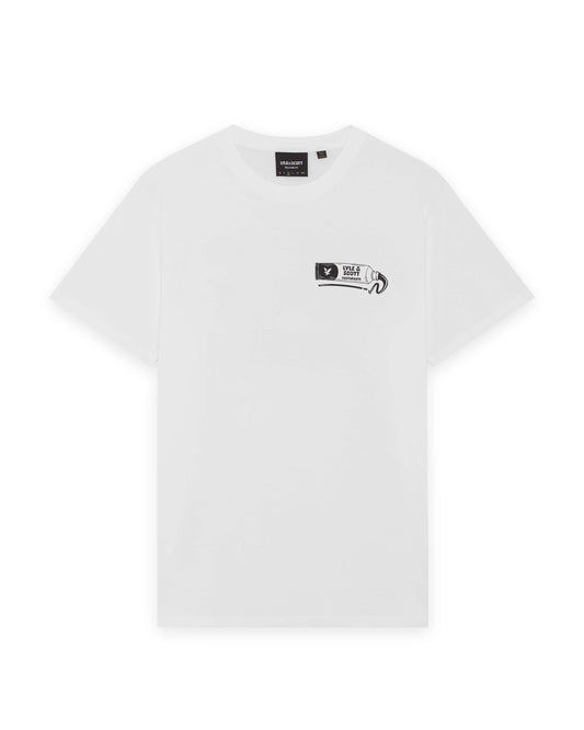 LYLE & SCOTT TOOTHPASTE GRAPHIC LOGO T SHIRT