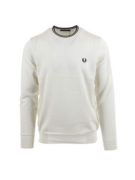 FRED PERRY CLASSIC KNIITED CREW NECK JUMPER
