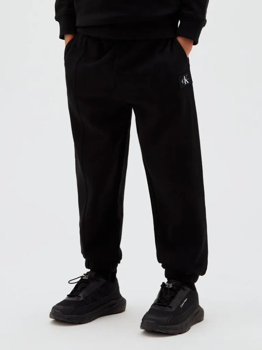 CALVIN KLEIN KIDS WOVEN LABEL RELAXED SWEATPANTS