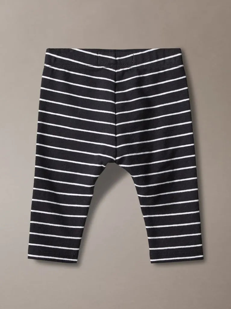 CALVIN KLEIN NEWBORN KIDS STRIPE LEGGINGS