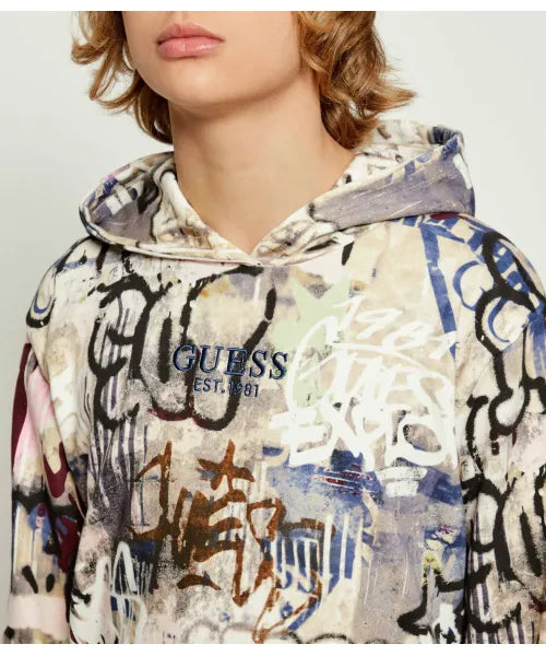 GUESS LS ACTIVE CAMOUFLAGE FOOTER