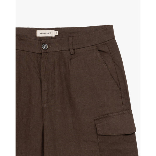 GIANNI LUPO LINEN CARGO SHORTS