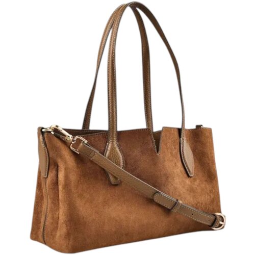 U.S POLO ASSN WOMAN CHESTNUT FAUX-SUEDE BAG