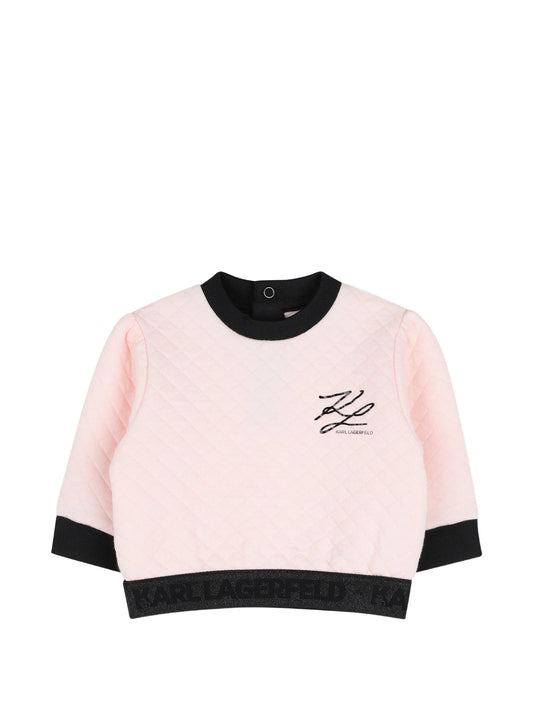 KARL LAGERFELD KIDS QUILTED TULLE SKIRT SET