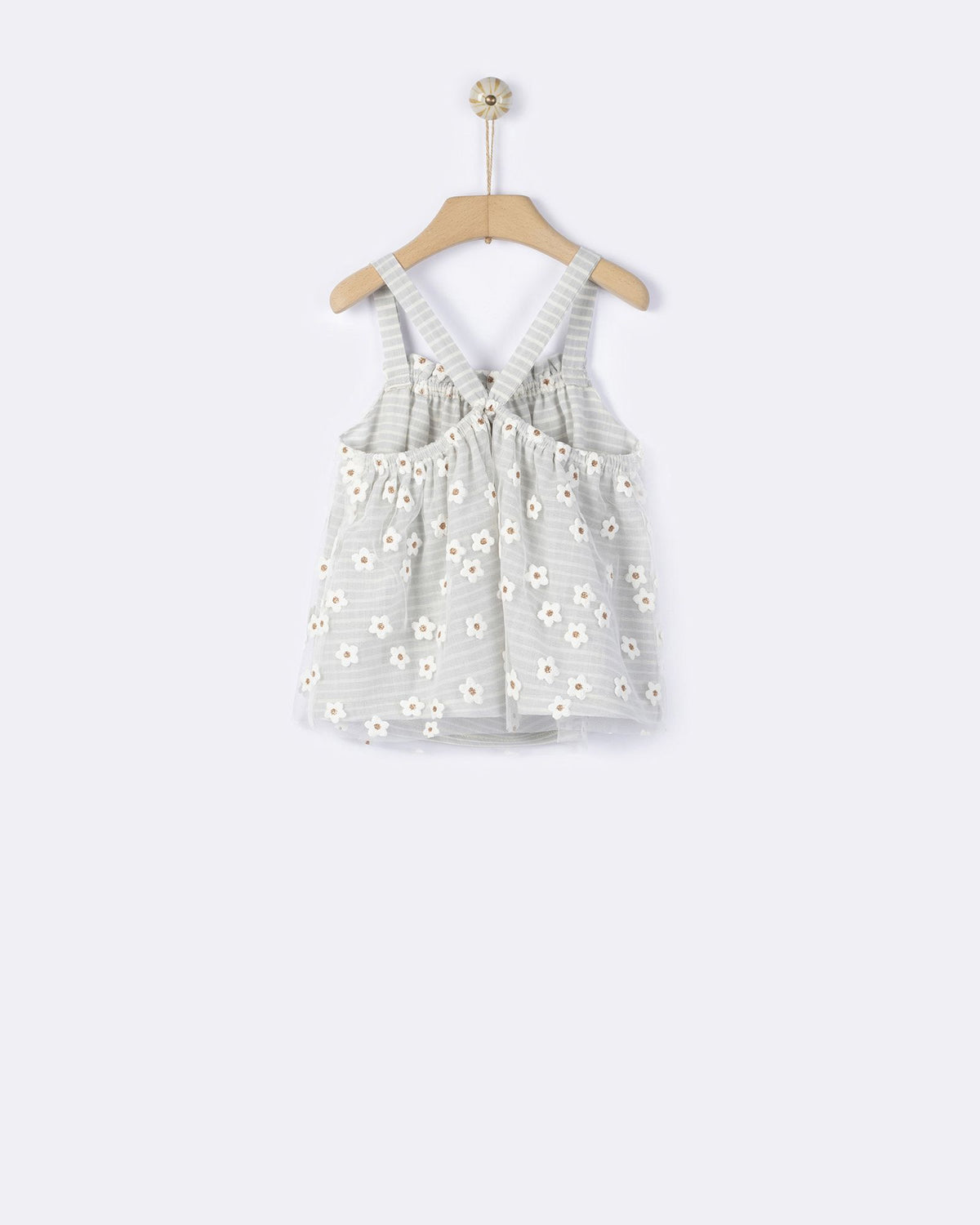 YELL-OH AITHER TOP STRIPED DAISIES