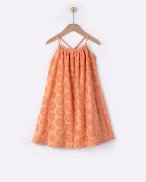 YELL OH ZOE SOFT CORAL DRESS