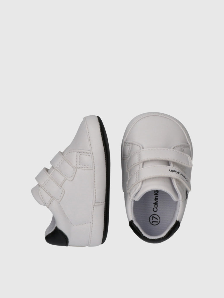 CALVIN KLEIN NEWBORN KIDS LOW CUT VELCRO SNEAKERS