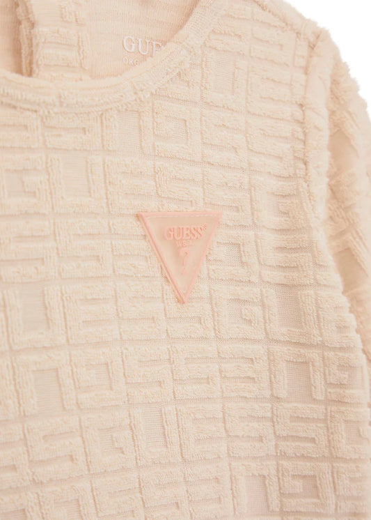 GUESS BABY UNISEX INTERLOCK OVERALL