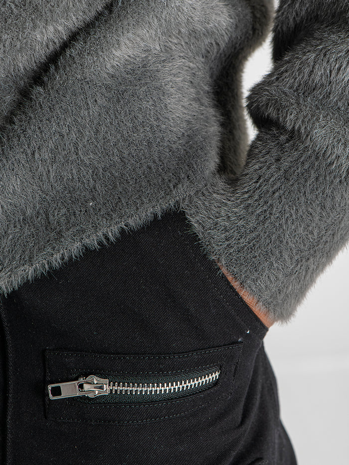 GIANNI KAVANAGH STRUCTURED KNIT SWEATER