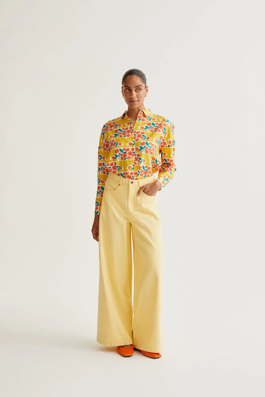 COMPANIA FANTASTICA CITRUS PRINT SHIRT