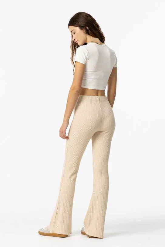 TIFFOSI FLARE RIBBED PANTS