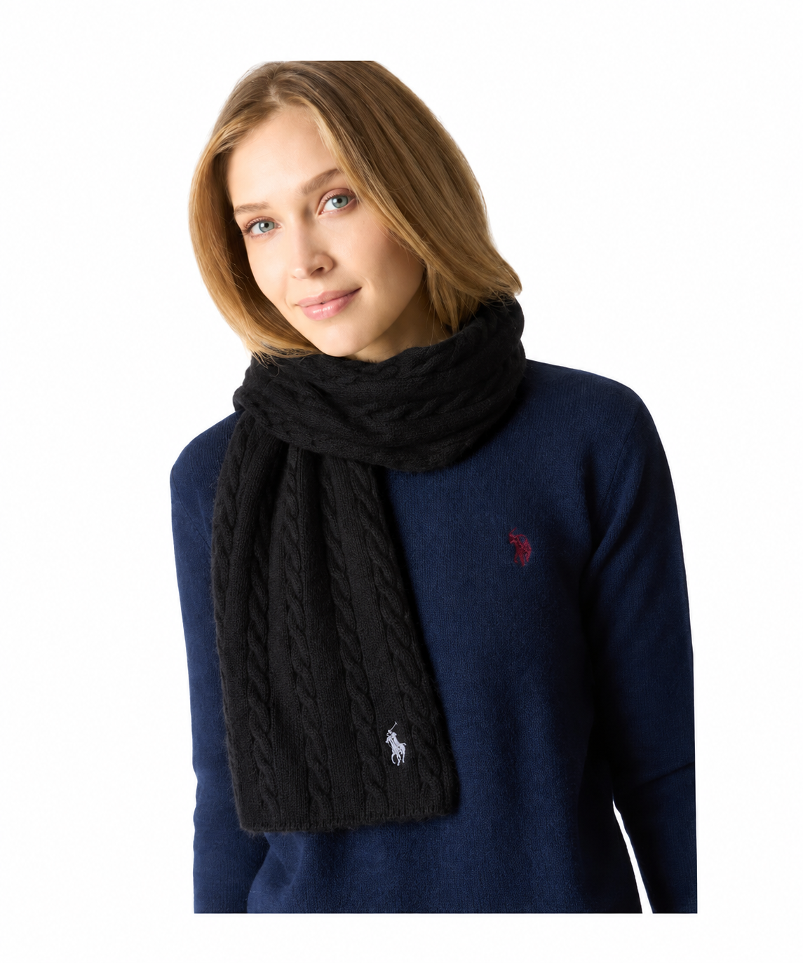 U.S POLO ASSN WOMAN ZOFIA SET BEANIE & SCARF