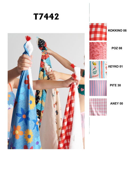 TWO IN A CASTLE SUMMER GEMS BEACH TOWEL ANEY00