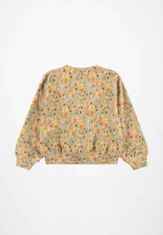 MOLO KIDS GIRLS ALLOVER FLOWERS PRINT SWEATSHIRT