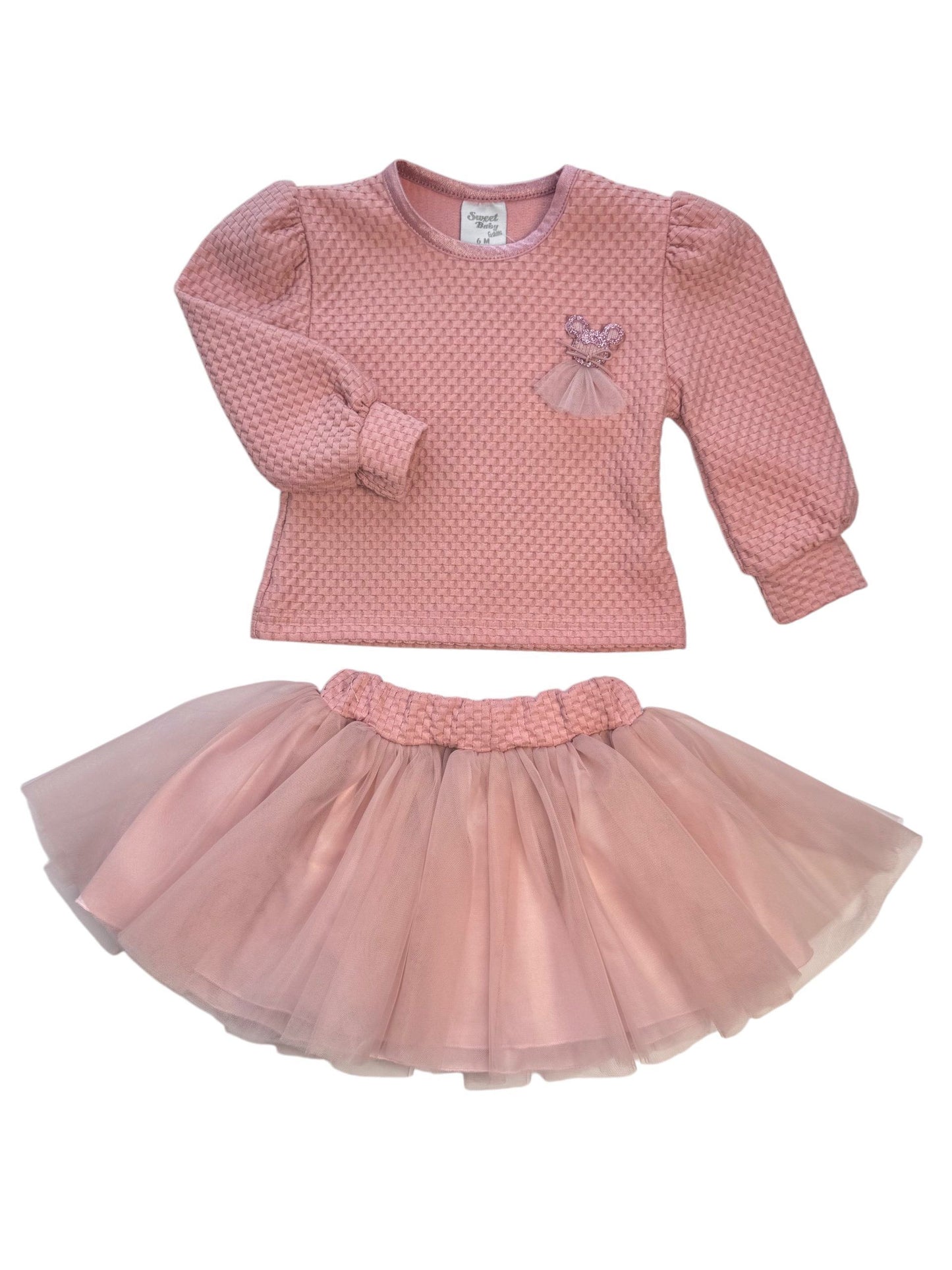 SWEET BABY GIRLS JUMPER AND TUTU SKIRT SET