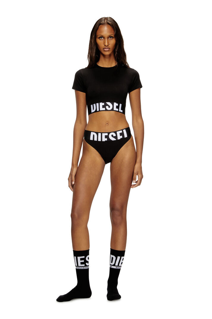 DIESEL UFTEE-SPORT-CROPPED-T-SHIRT
