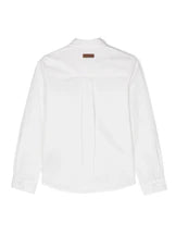 TRUSSARDI EMBROIDERED SHIRT