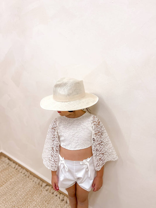 TWO SCOOPS ARIEL LACE TOP