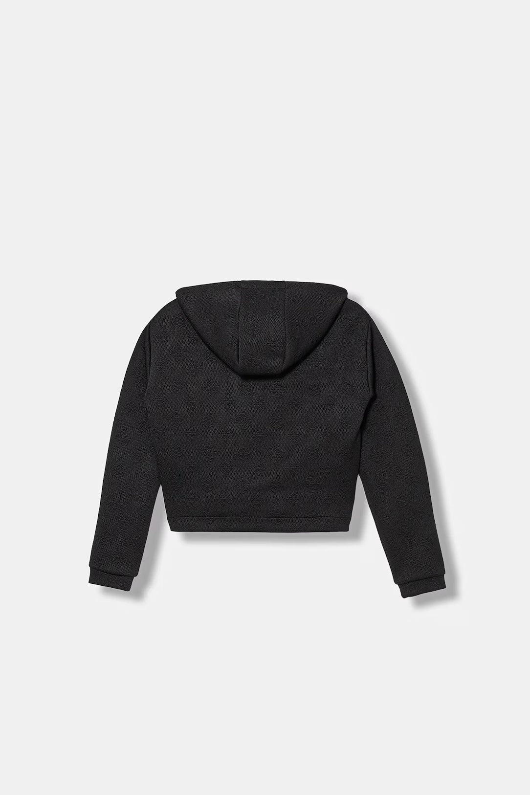 GUESS ALLOVER KNITTED PRINT HOODIE