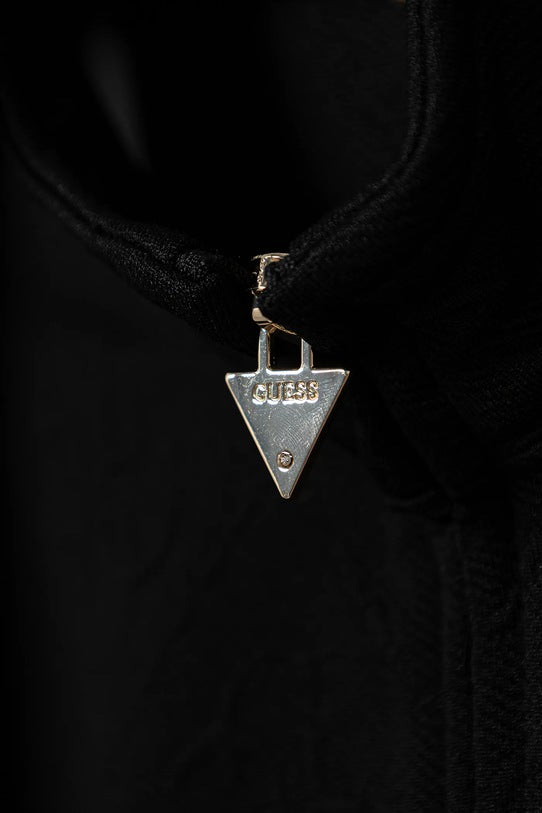 GUESS JEANS JACQUARD ACTIVE TOP ZIP FOOTER