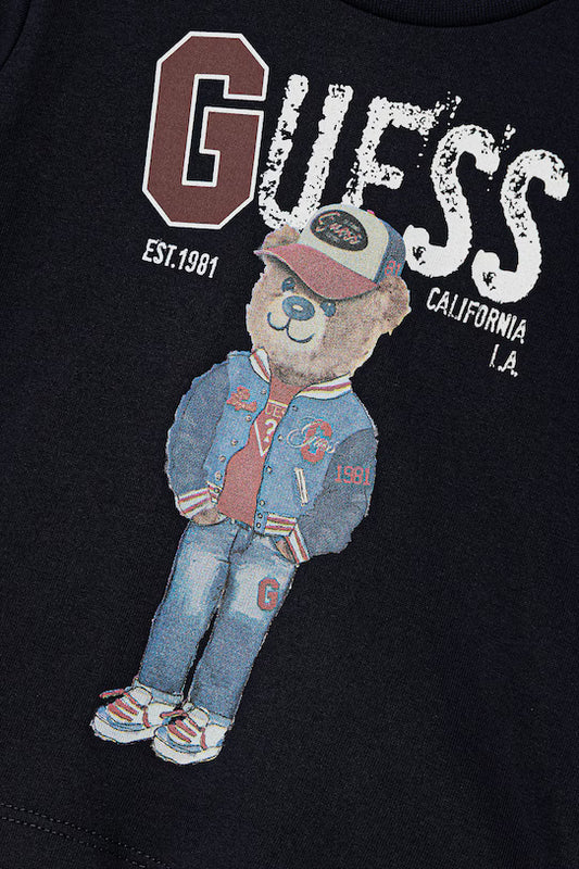 GUESS BABY BEAR EMBROIDERY T SHIRT
