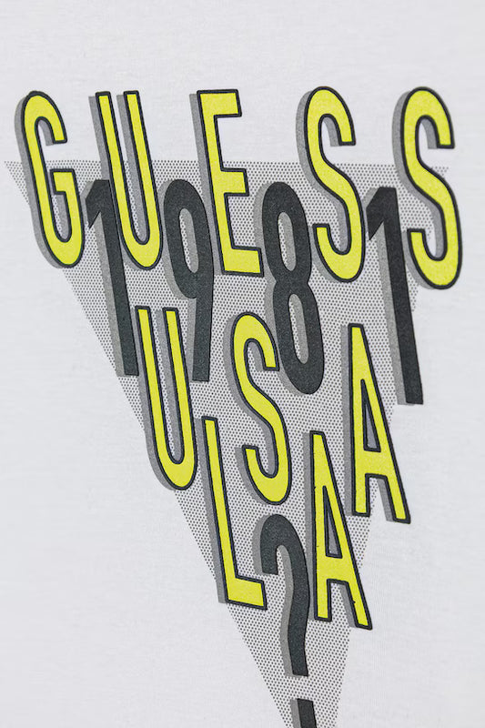 GUESS LS LETTERS LOGO T SHIRT
