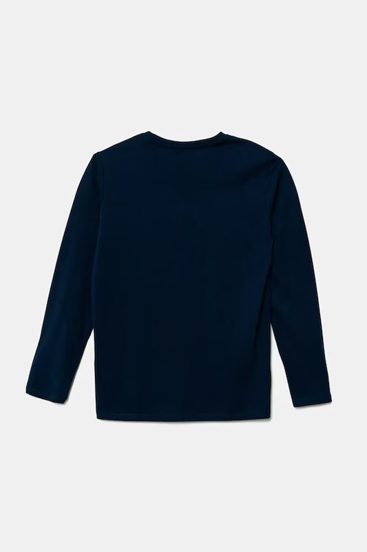 GUESS JEANS BEAR EMBROIDERY LS T SHIRT