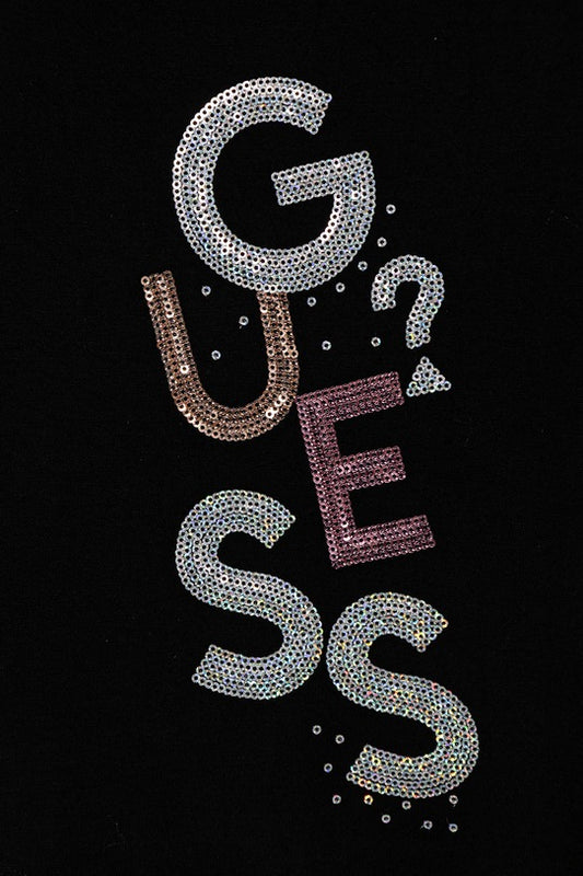 GUESS LS SEQUINS T SHIRT