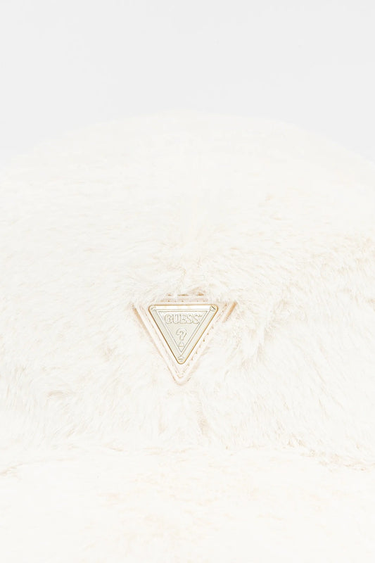 GUESS FAUX FUR BASEBALL CAP