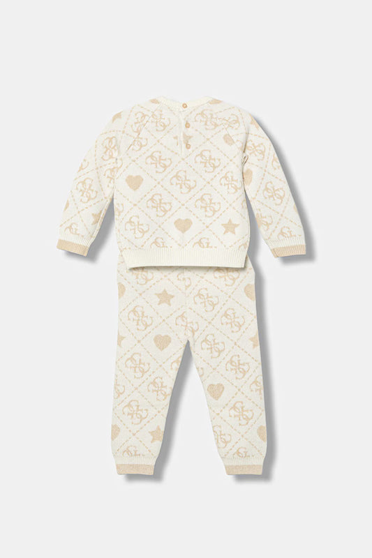 GUESS KIDS KNITTED SWEATER & PANTS SET