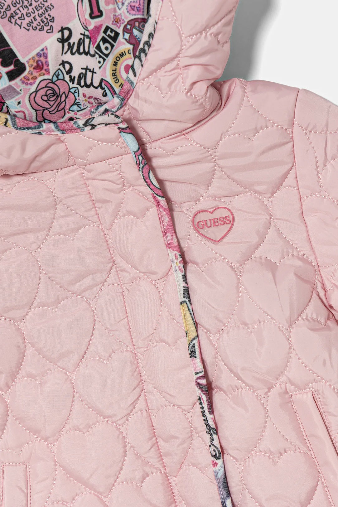 GUESS PADDED HOODED JACKET