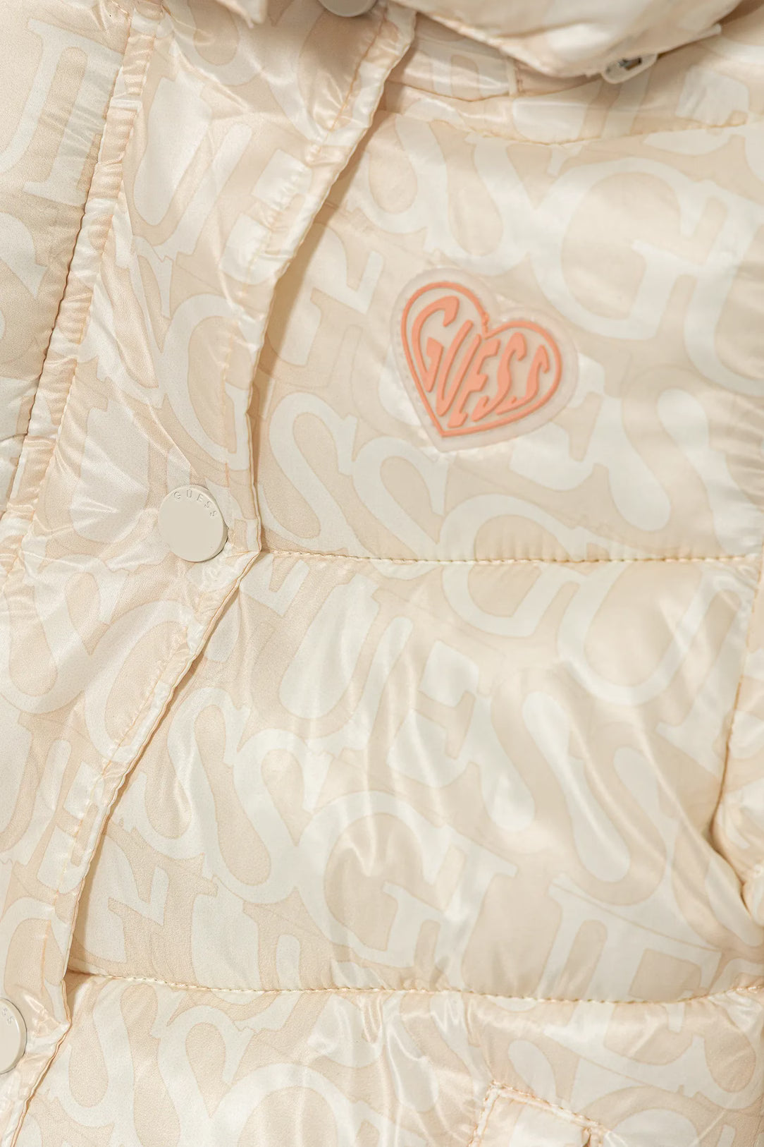 GUESS KIDS LS PADDED HOODED JACKET