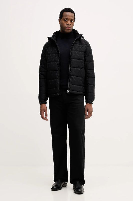 GUESS JEANS MONOGRAM PUFFER JACKET