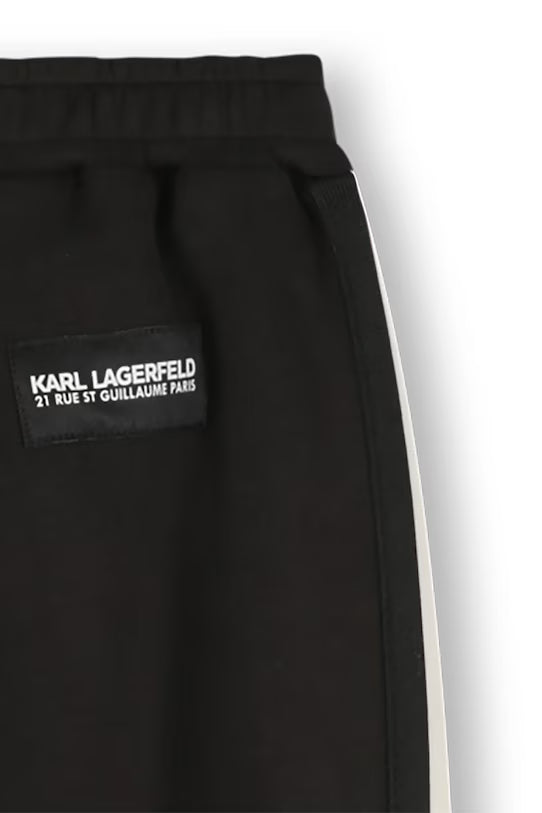 KARL LAGERFELD SIDE LOGO TAPE JOGGING TROUSER